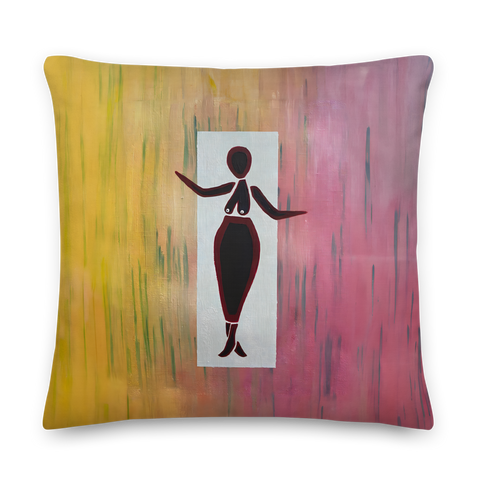 LADY IN THE RAIN PILLOW