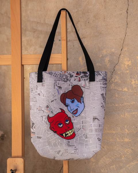 COLLIDED TOTE BAG